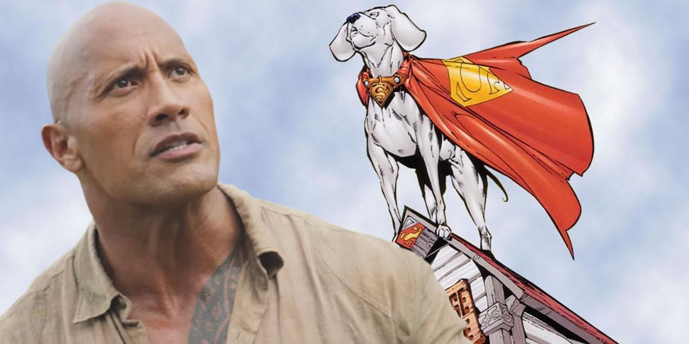 Dwayne Johnson será elegido como Krypto, el súper perro en la película de DC Super Pets