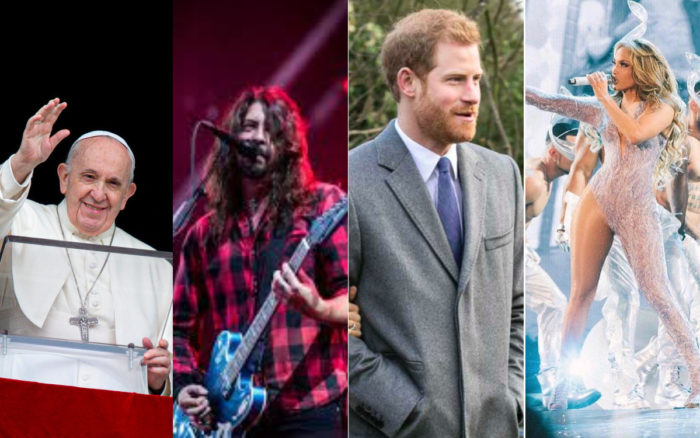 El príncipe Harry se une a JLo, el Papa Francisco y Foo Fighters en concierto pro-vacunas | Video