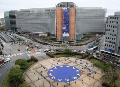 La sede de la Comisión Europea en Bruselas, Bélgica, el 8 de mayo de 2021.