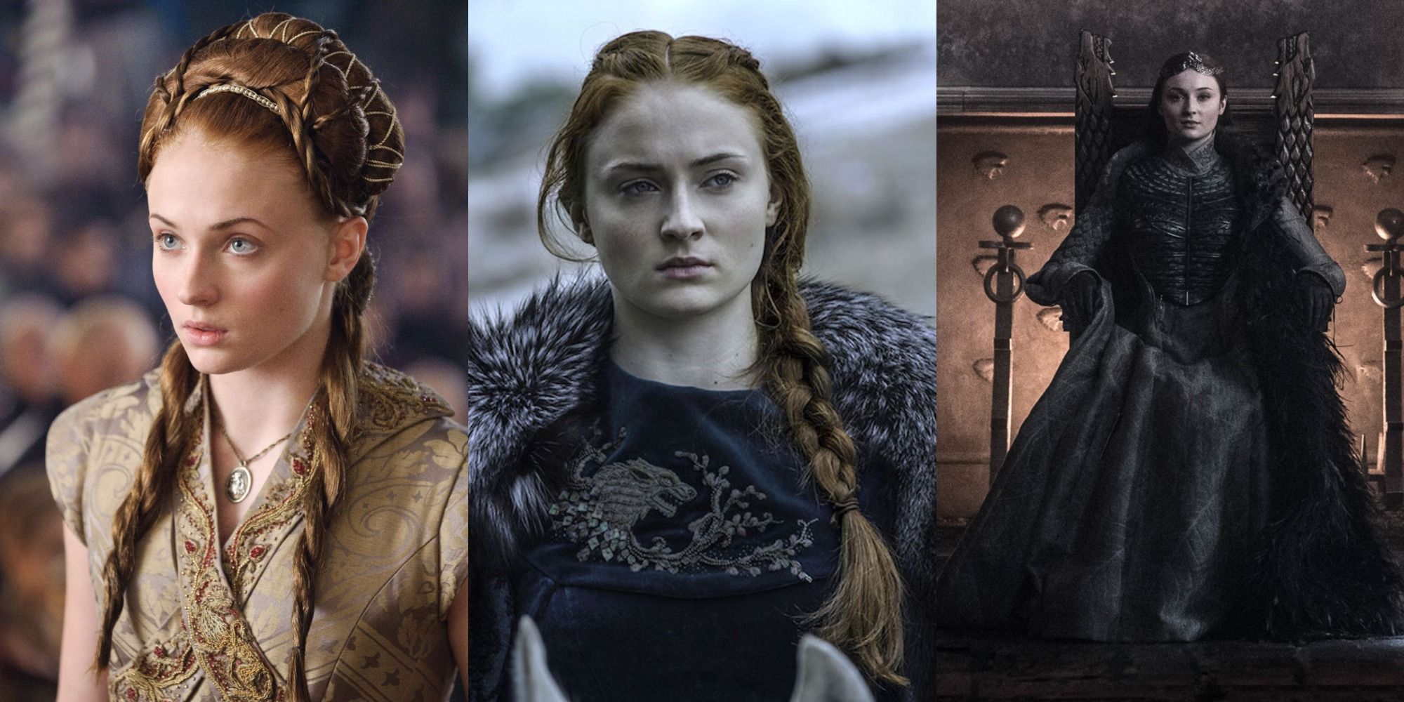 Game Of Thrones: La lenta transformación de Sansa a lo largo de los años (en imágenes)