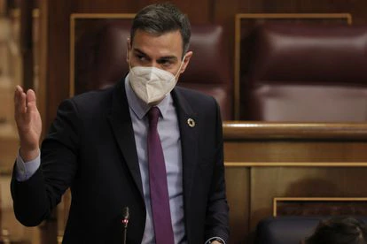 El presidente del Gobierno, Pedro Sánchez, el pasado miércoles en el Congreso de los Diputados.