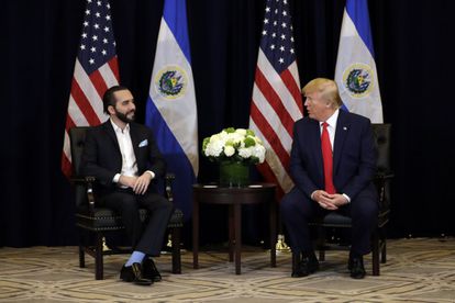 Nayib Bukele y Donald Trump en Nueva York en septiembre de 2019.