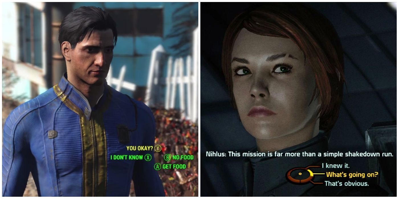 Mass Effect muestra lo malo que era el sistema de diálogo de Fallout 4