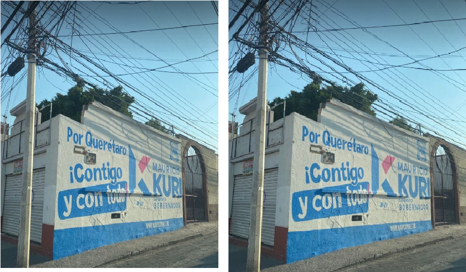 Mauricio Kuri del  PAN viola Ley Electoral, aparece pinta en centro histórico, promociona su candidatura