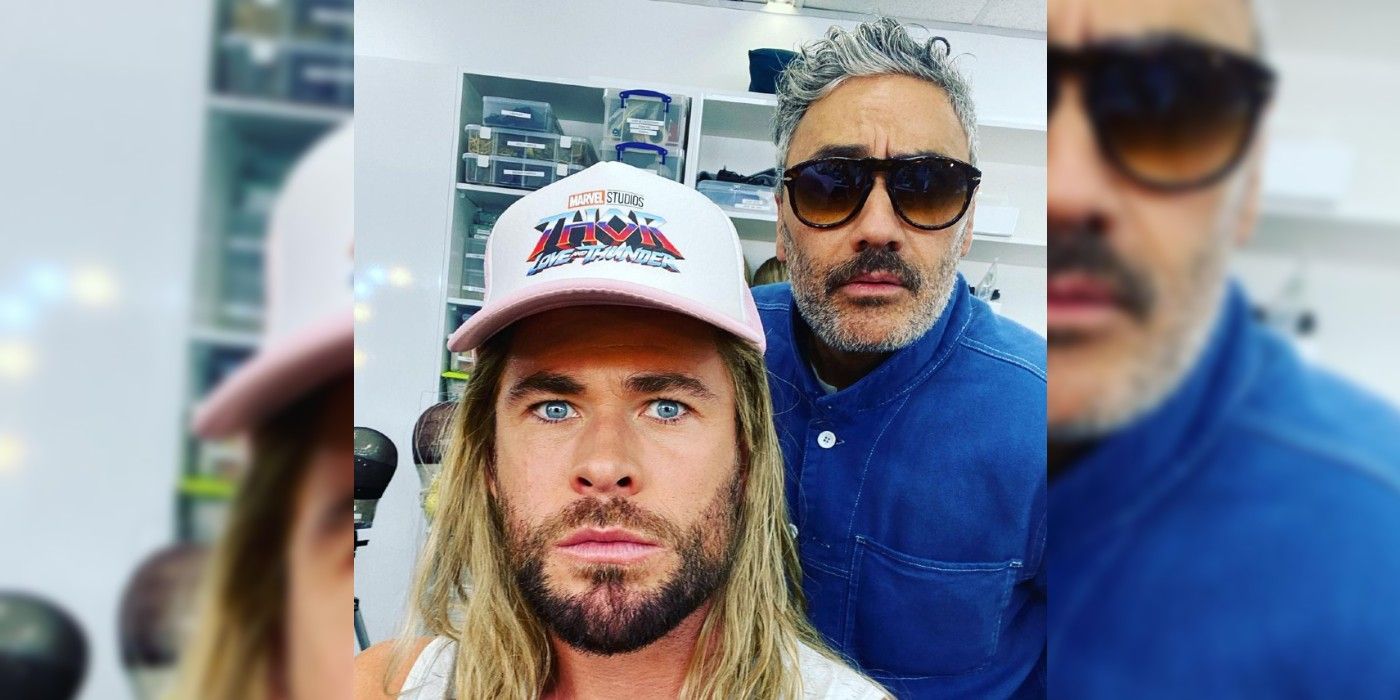 Póster Chris Hemsworth comparte divertido Thor de bajo presupuesto: amor y trueno