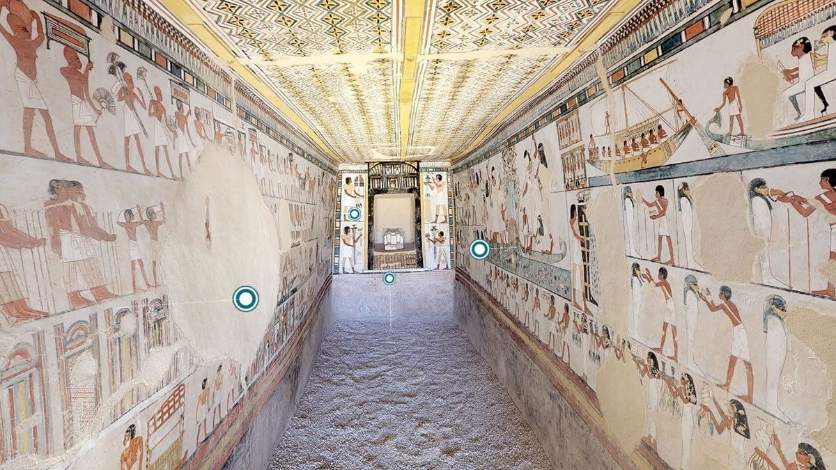 descubre las tumbas del Antiguo Egipto desde casa
