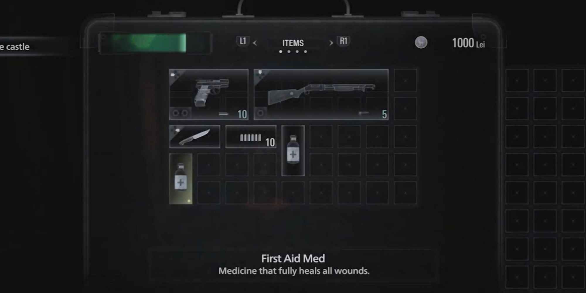 Resident Evil 8: Cómo aumentar la capacidad de almacenamiento de inventario