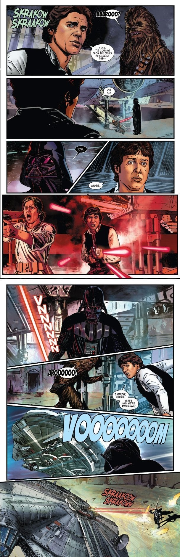 Star Wars Darth Vader vs Han Solo Comic 12 Spoilers