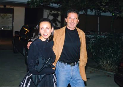 Ana Belén y Víctor Manuel en 1990 en Madrid. 