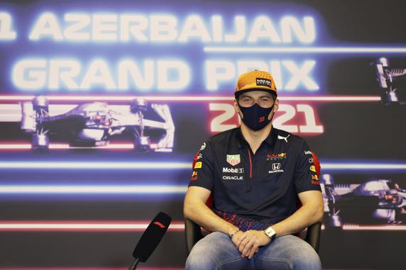 Max Verstappen, en el GP de Azerbaiyán de F1 2021