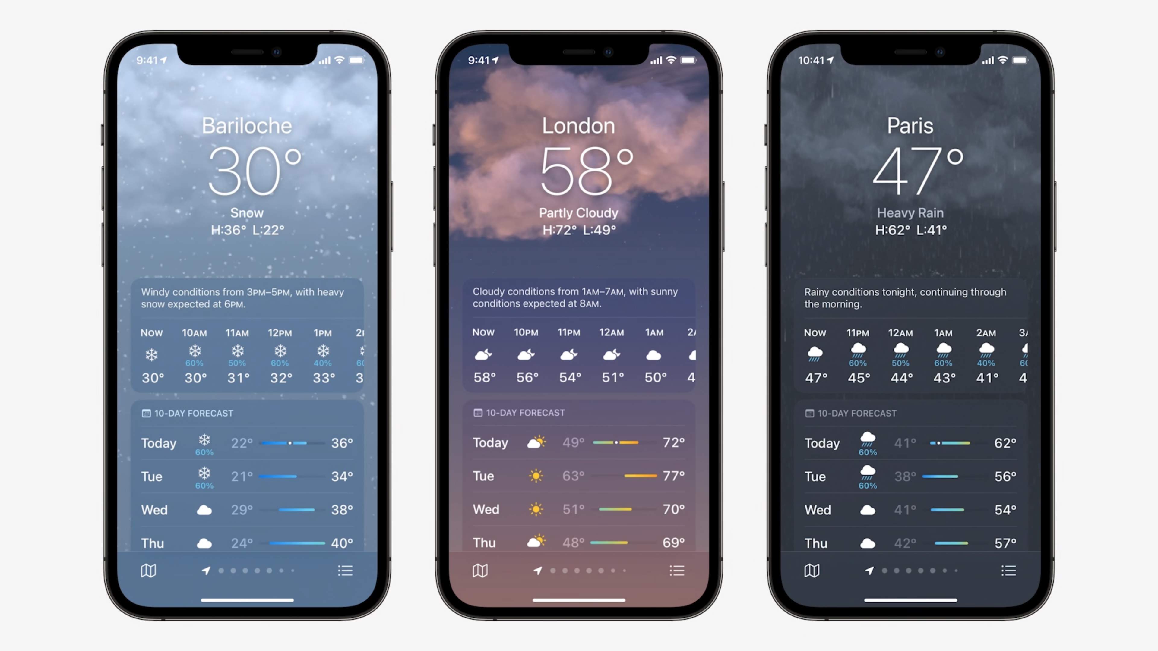 WWDC 2021 - aplicación meteorológica