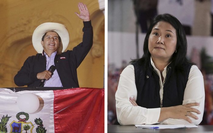 Perú: Castillo pide respetar la voluntad popular; Fujimori ve ‘indicios de fraude’