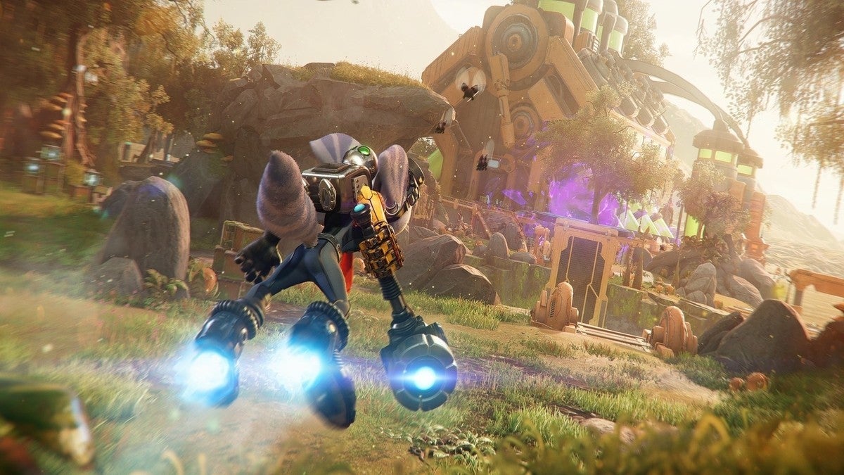 Botas flotantes de Ratchet and Clank Rift Apart