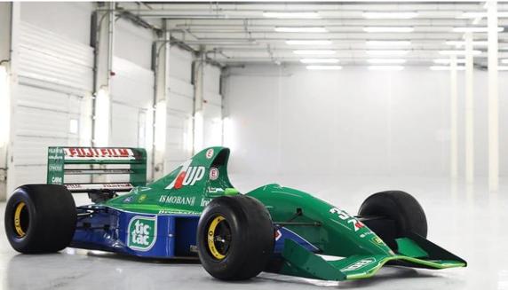 El Jordan 191 de Michael Schumacher, con el que debutó en la F1 en 1991