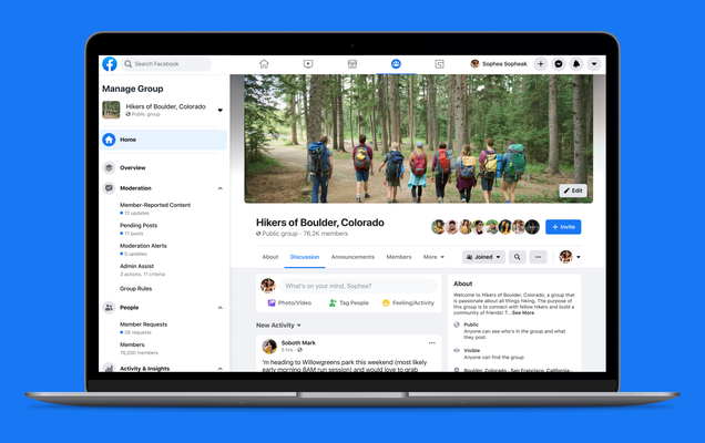 Facebook lanza nuevas herramientas para administradores de grupo, incluidas ayudas de moderación automatizadas