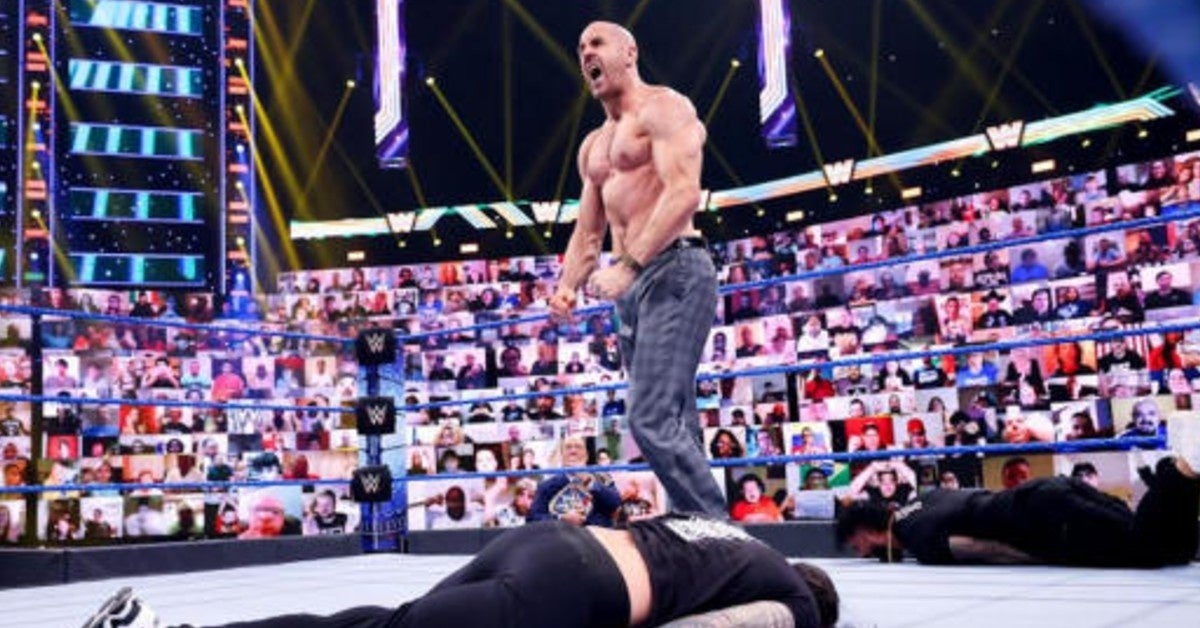 WWE-WrestleMania-Backlash-Cesaro-Roman-Reigns