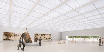La ampliación del museo contará con una nueva sala de exposiciones de 1.500 metros cuadrados. 