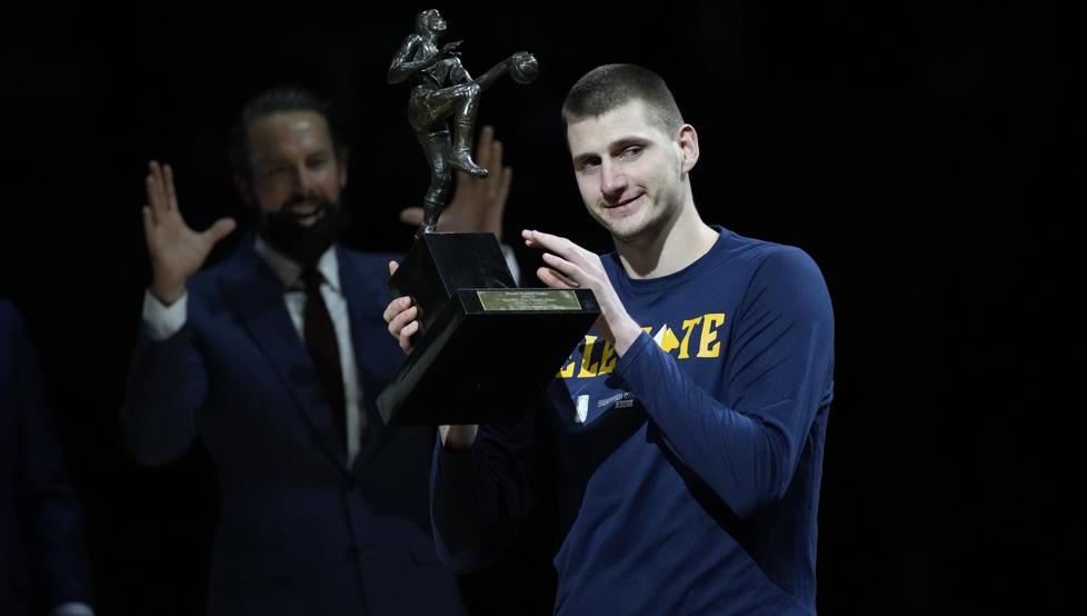 Así recibió Jokic el MVP de la NBA: “Este premio no es mío, es de mis compañeros”