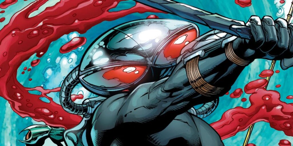 Black Manta de Aquaman tiene el uso más ridículo para su casco