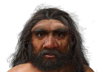 Reconstrucción del aspecto del 'Homo longi', u hombre dragón.