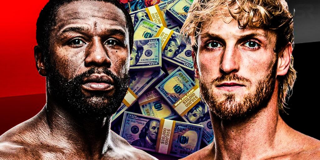 Cuánto se les pagó a Logan Paul y Floyd Mayweather por su pelea