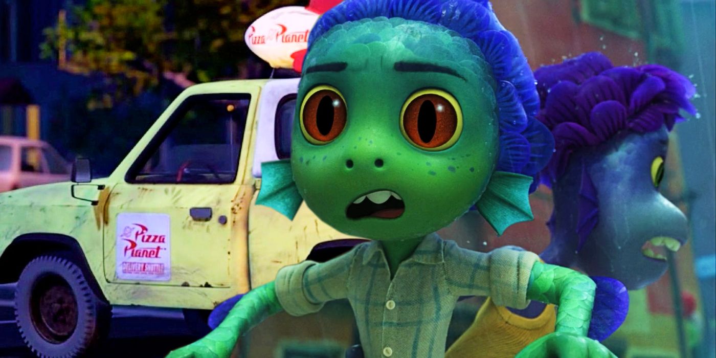 Dónde encontrar el camión Pizza Planet de Pixar en Luca |