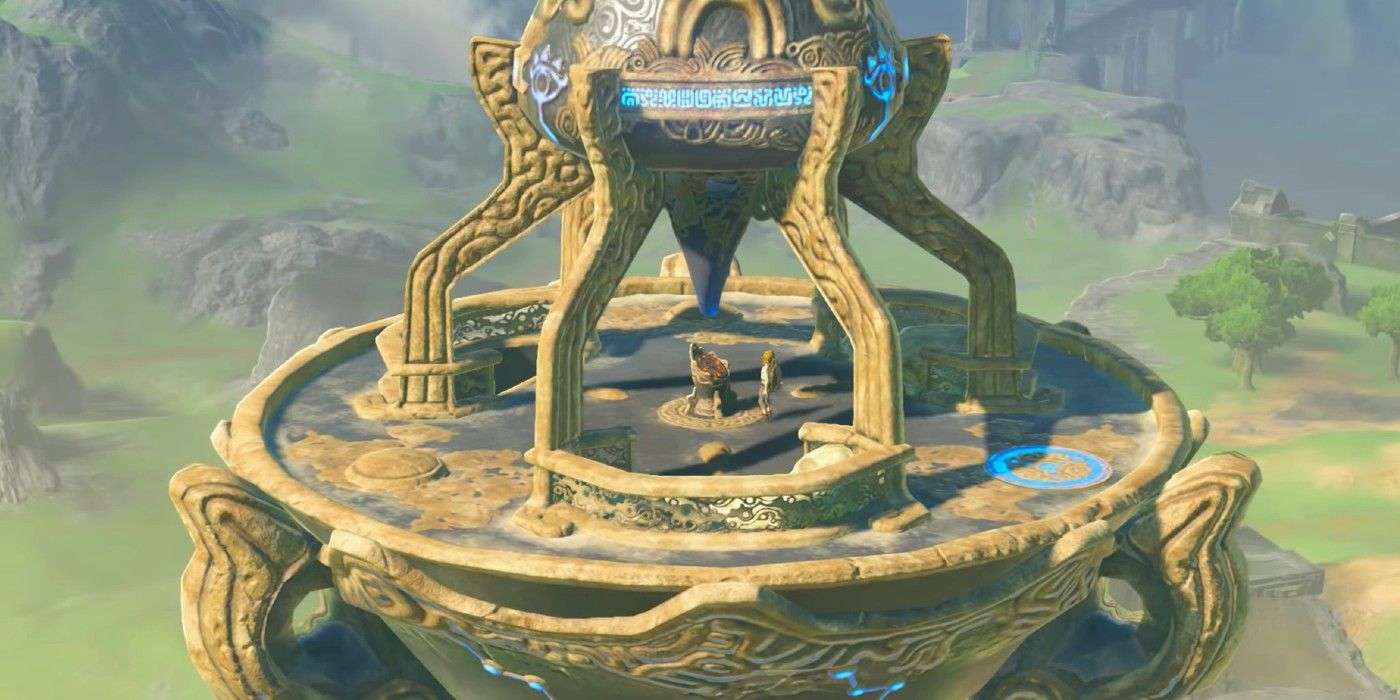 El jugador de Zelda: BOTW se da cuenta de que el detalle de la torre Sheikah está oculto a plena vista