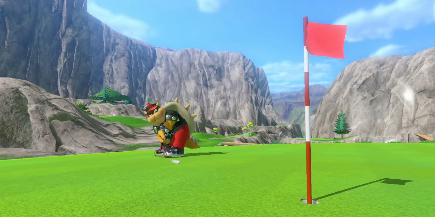 El swing de movimiento de Mario Golf convierte el juego en un Wii Golf realista