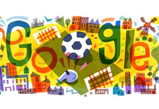 Google dedica su doodle a la Eurocopa 2020 ¿cómo es su portada?