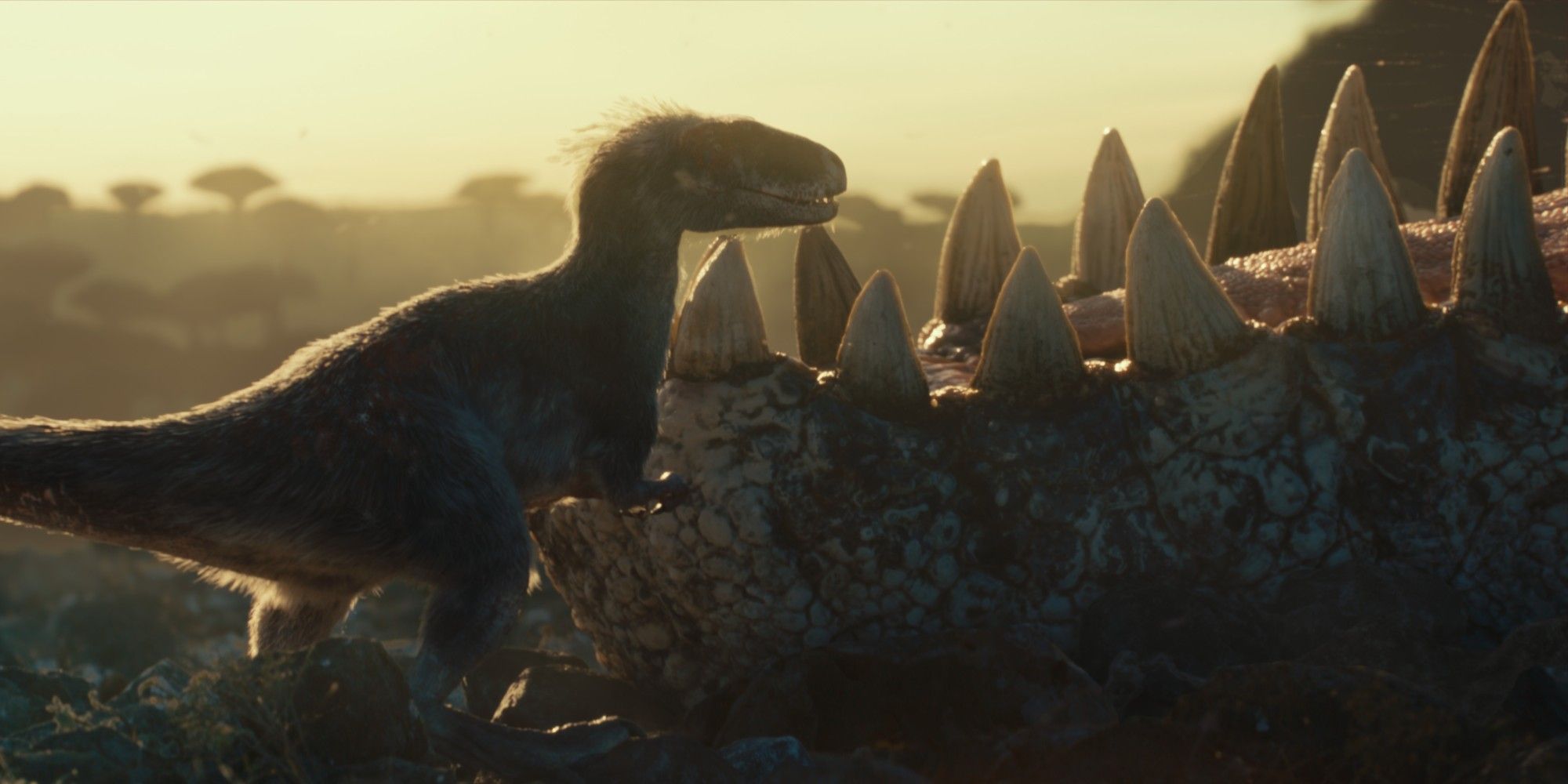 La foto de Jurassic World 3 revela el primer vistazo a un nuevo dinosaurio emplumado