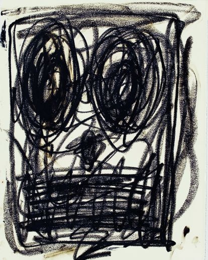 'Anxious Drawing' (2017), de Rashid Johnson..