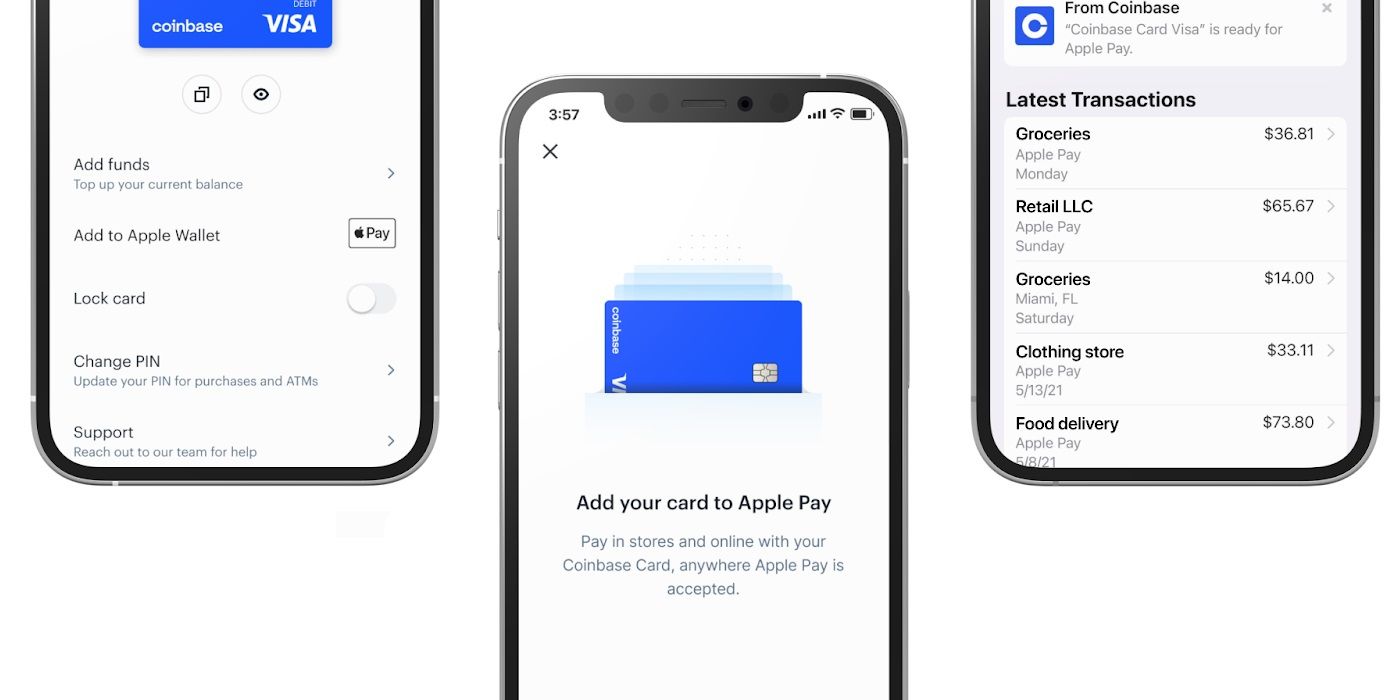 La tarjeta Coinbase facilita que los usuarios de iPhone y Android gasten criptomonedas