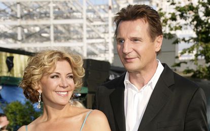 Liam Neeson y su mujer, Natasha Richardson.