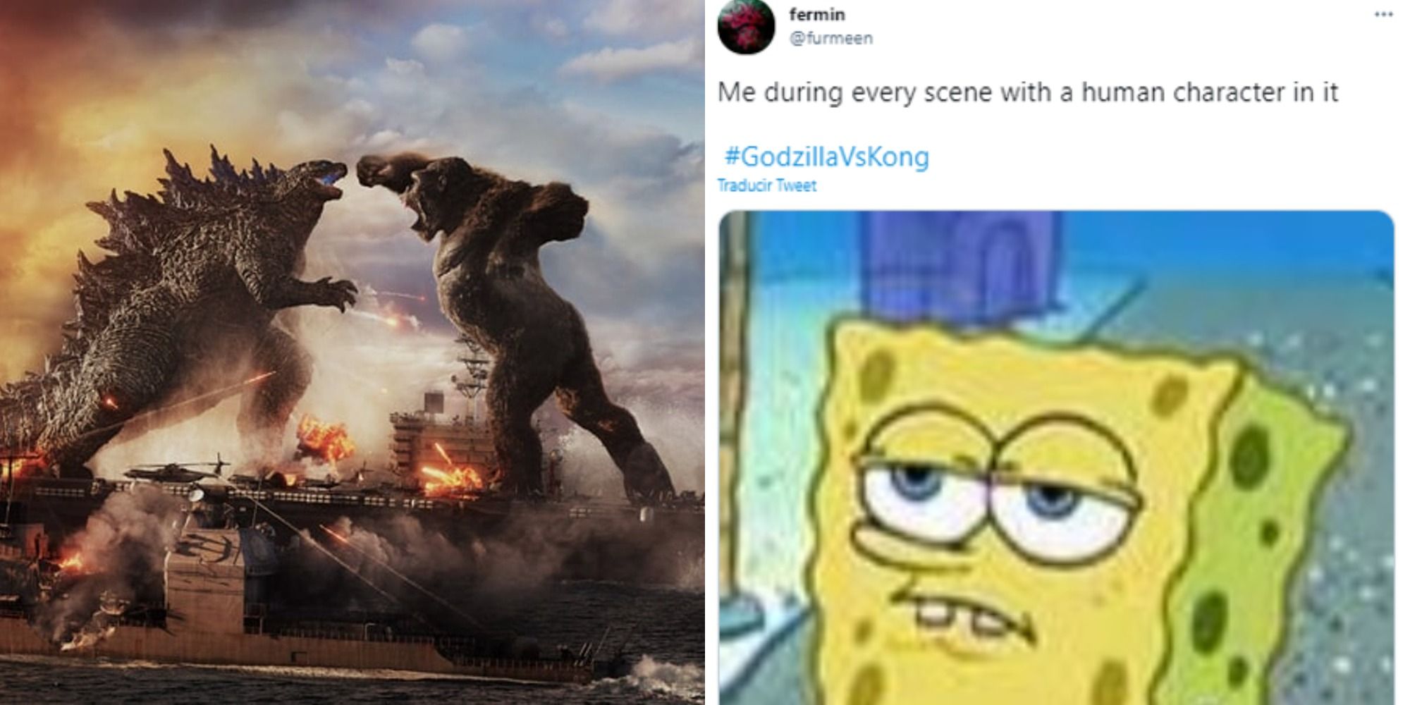Los 10 Godzilla vs.  Memes Kong |
