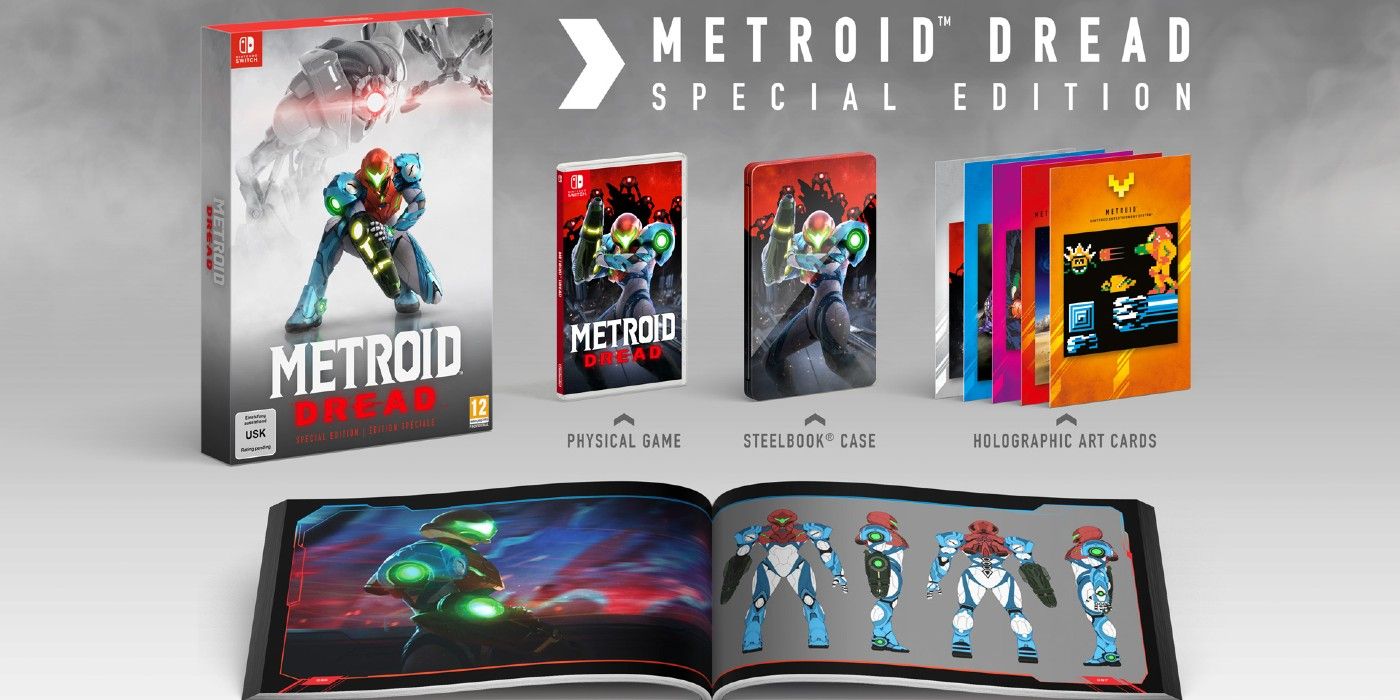 Metroid Dread Special Edition incluye libro de arte, tarjetas y Steelbook