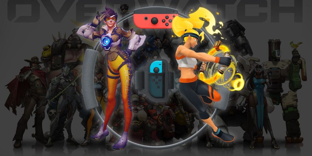 Overwatch jugado con Ring Fit Adventure Controller gracias a Mod