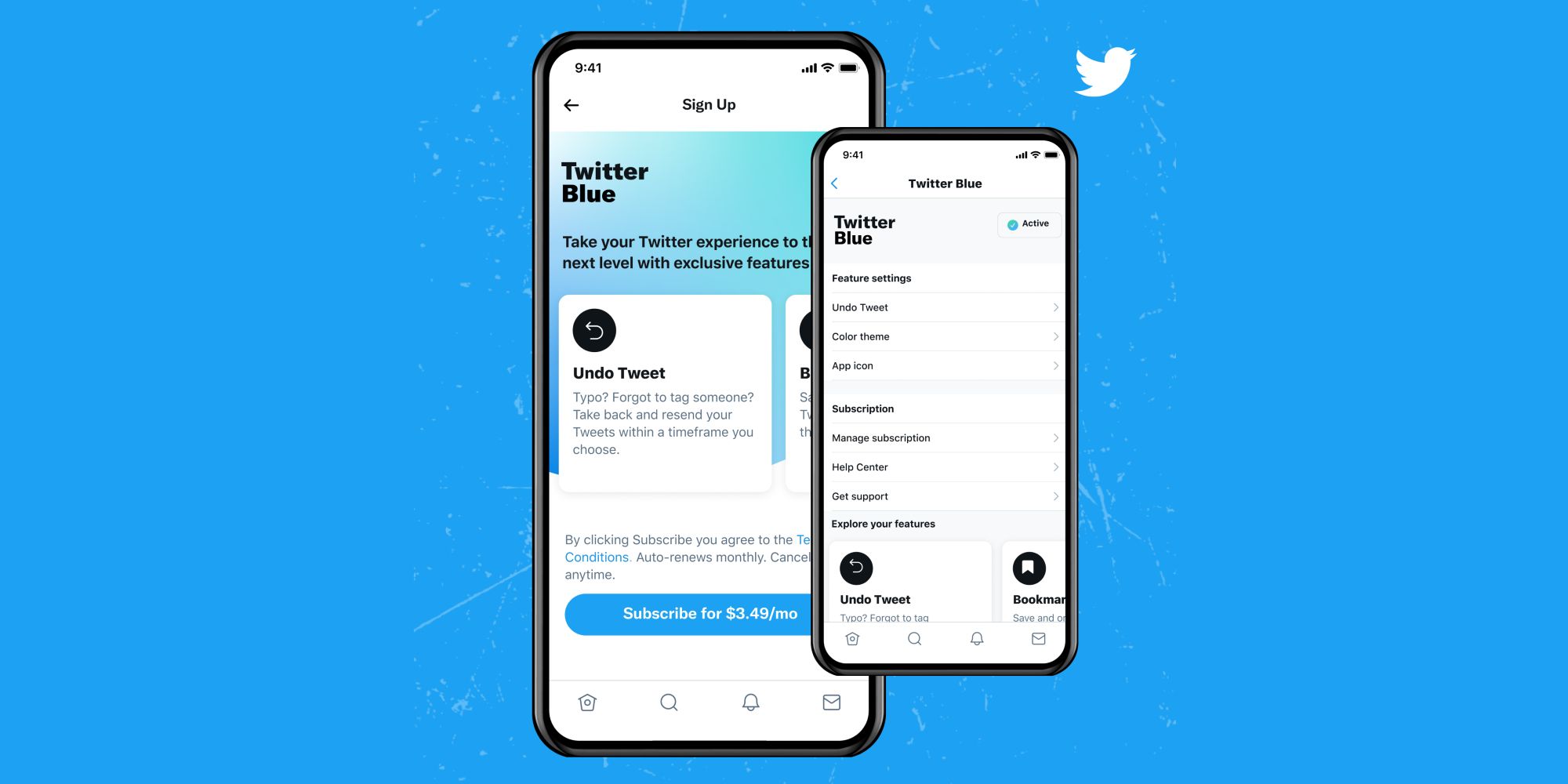 Se lanza la suscripción 'Twitter Blue': todas las funciones incluidas