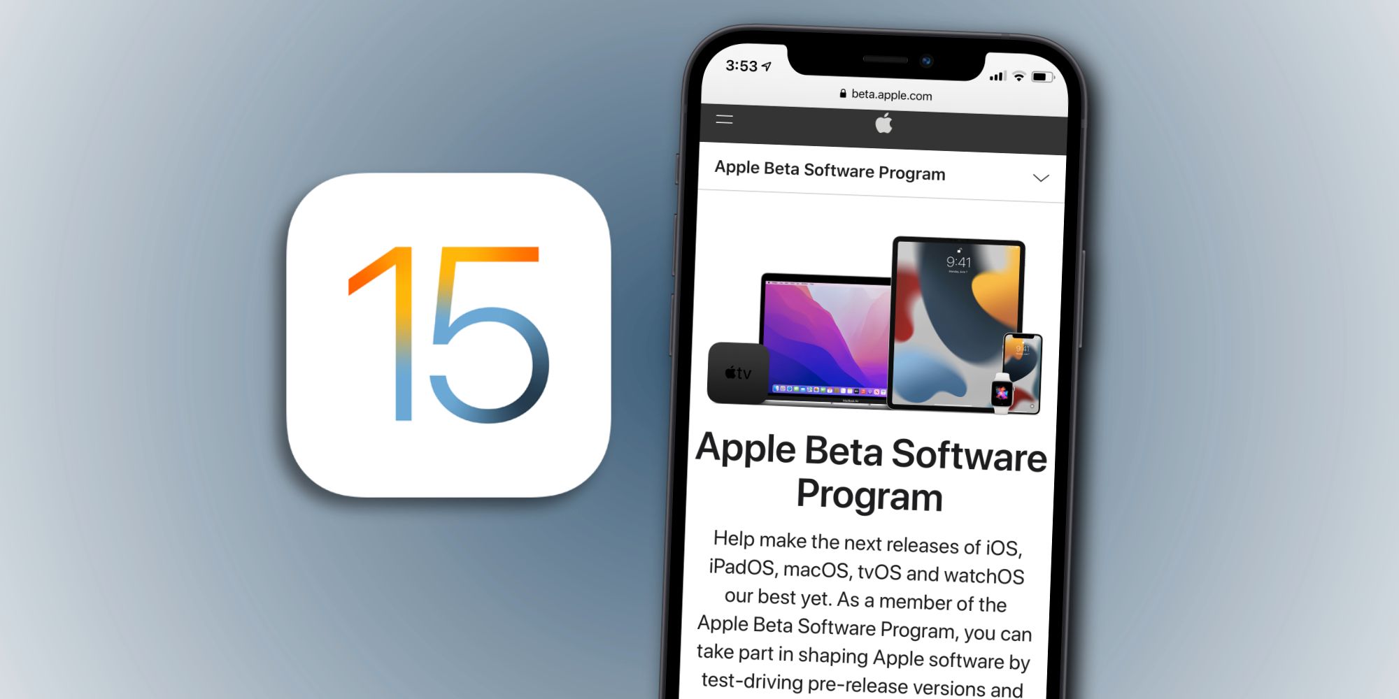 iOS 15 Public Beta: Cómo registrarse y descargar en iPhone ahora mismo