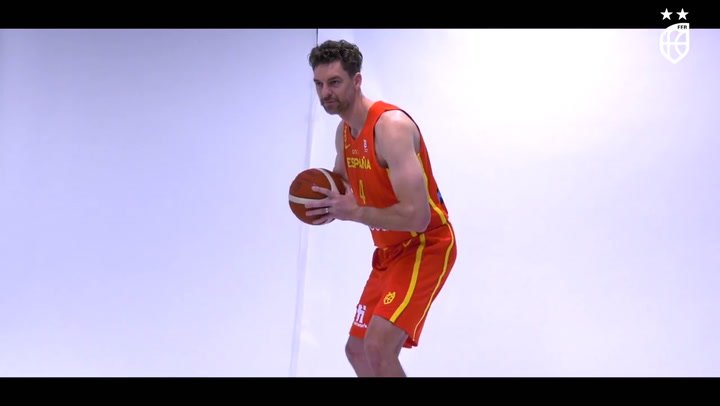 Sesión oficial de fotos de la selección española de baloncesto