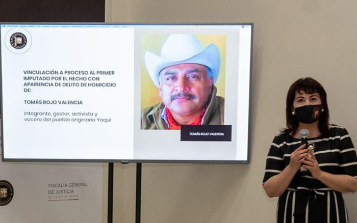 Detienen a presunto asesino del líder yaqui Tomás Rojo Valencia