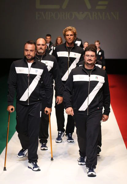 Giorgio Armani fue el encargado de diseñar la equipación de la representación italiana en Río 2016.
