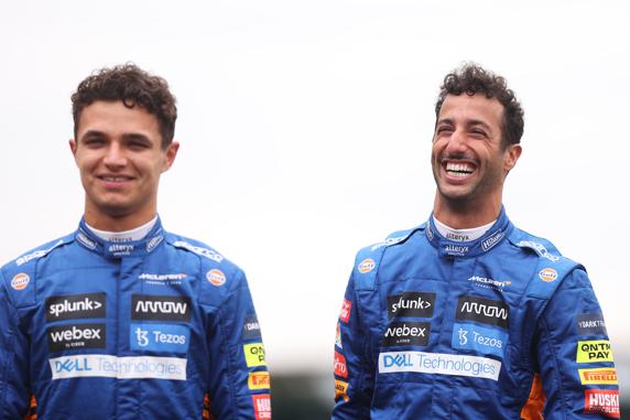 Norris y Ricciardo