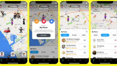 Snapchat agrega la función Mis lugares a Snap Map, recomendando lugares para visitar