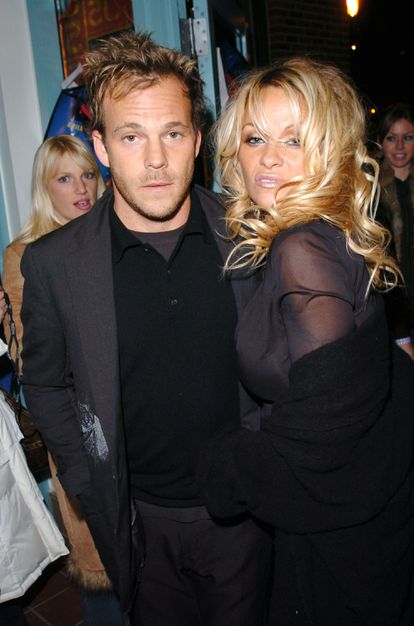 Stephen Dorff y Pamela Anderson en el Festival de Sundance en 2005.