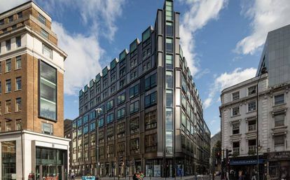 Imagen del edificio The Post Building de Londres, adquirido por Pontegadea en 2019.