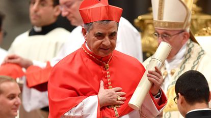 El cardenal Giovanni Angelo Becciu, en una foto de junio de 2018.
