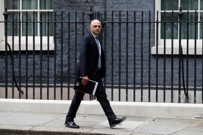 El ministro de Sanidad de Reino Unido, Sajid Javid, el pasado miércoles en Downing Street.