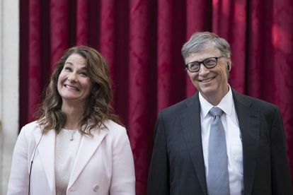 Bill y Melinda Gates durante una visita al Palacio del Elíseo de París, en abril de 2017.