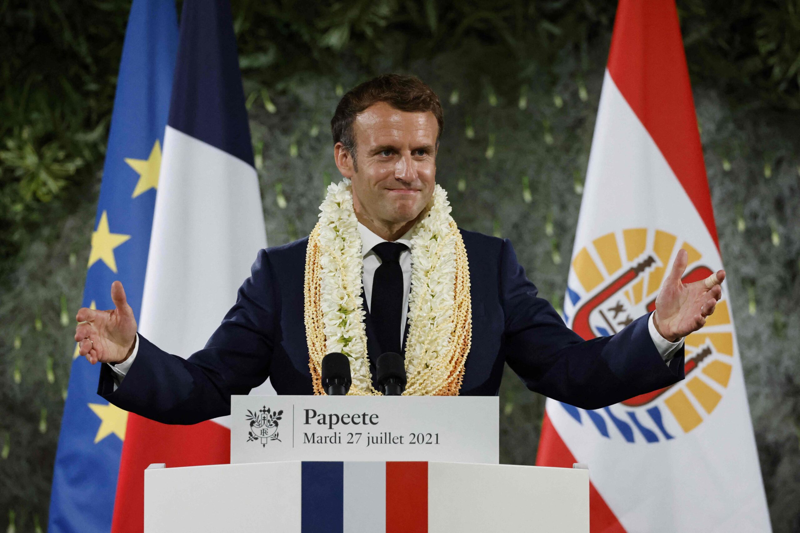 Macron reconoce la “deuda” de Francia con Polinesia por las pruebas nucleares