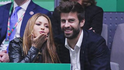 Shakira y Gerard Piqué, en un partido de tenis en Madrid en noviembre de 2019.
